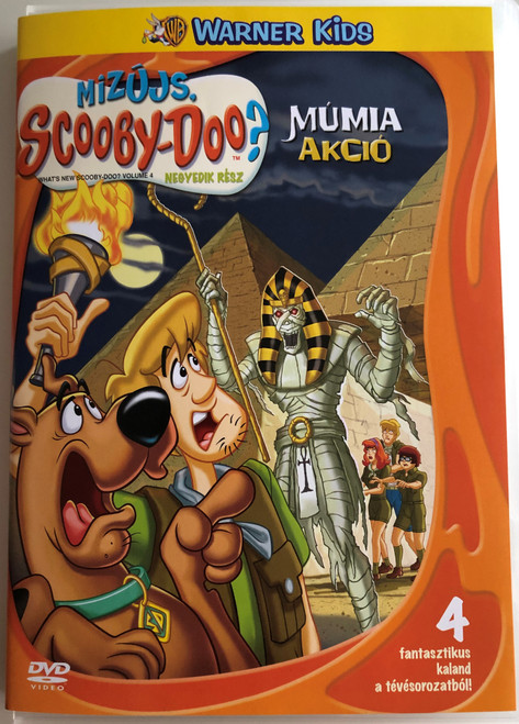 What's new Scooby-Doo? Volume 4 DVD 2003 Mizújs, Scooby-Doo? Múmia Akció / 4 episodes / The Unnatural, Big Appetite in Little Tokyo, Mummy Scares Best, The Fast and the Wormious (5999048905048)