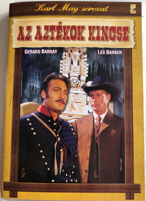 Treasure of the Aztecs DVD 1965 Az Aztékok kincse / Directed by Robert Siodmak / Starring: Lex Barker, Gerard Barray, Rik Battaglia / Karl May sorozat (5999883047941)