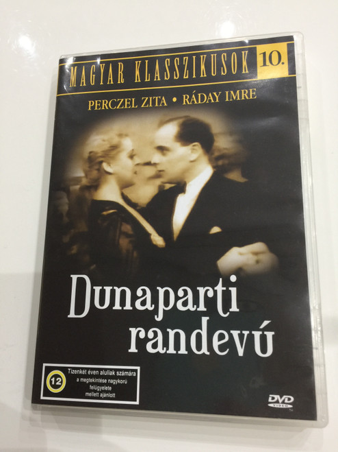 Dunaparti randevú DVD 1936 Rendez-vous at the Danube / Directed by Székely István / Starring: Perczel Zita, Ráday Imre, Csortos Gyula / Hungarian Classic Film / Magyar Klasszikusok 10. / (5999544560222)