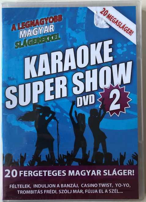 Karaoke Super Duett 2. DVD 2010 A Legnagyobb Magyar Duettek / 20 Fregeteges Magyar Sláger! / The Greatest Hungarian Duetts- Super Karaoke vol 2 - 20 Mega hits / RMDVD 826 (5999883602270)