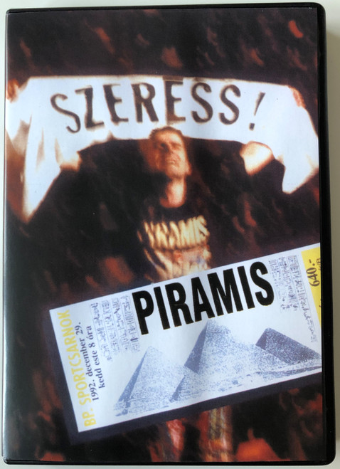 Piramis - Szeress DVD Budapest Sportcsarnok 1992. december 29. / Producer: Rózsa István / Révész Sándor, Som Lajos, Gallai Péter, Závodi János, Köves Miklós "Pinyó" / Magneoton - Warner Music Hungary (5050467280526)