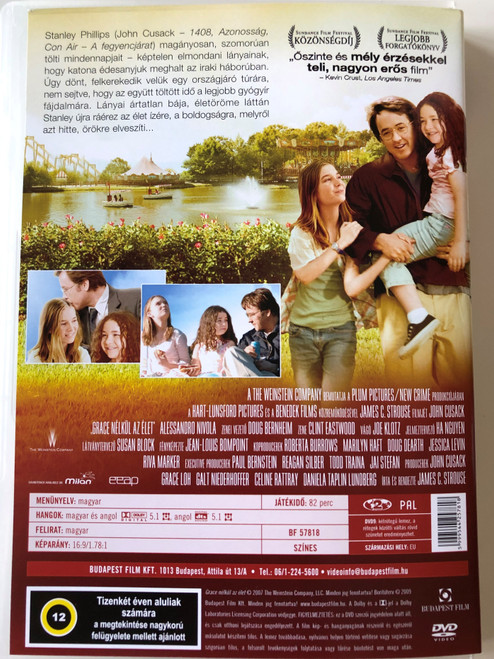 Grace is Gone DVD 2007 Grace nélkül az élet / Directed by James C. Strouse / Starring: John Cusack, Alessandro Nivola (5999544257818)