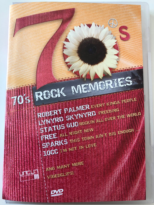 70's Rock Memories DVD 2004 / Robert Palmer, Lynyrd Skynyrd, Status quo, Sparks, 10CC / CUTS 1054 (801735405487)