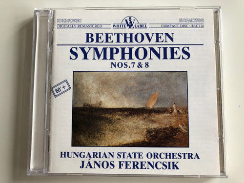 Beethoven ‎– Symphonies Nos. 7 & 8  Hungarian State Orchestra, János Ferencsik  Hungaroton ‎Audio CD 1988 Stereo  HRC 114