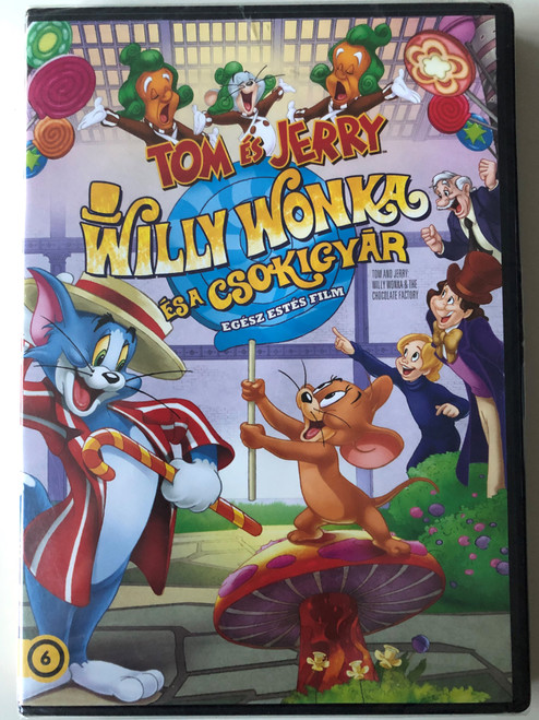 Tom and Jerry: Willy Wonka & the chocolate factory DVD Tom és Jerry Willy Wonka és a csokigyár / Directed by Spike Brandt / Starring: Spike Brandt, JP Karliak, Jess Harnell, Lincoln Melcher, Mick Wingert, Lori Alan (5996514047110)