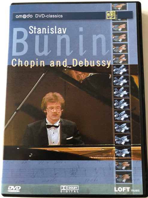 Stanislav Bunin - Chopin and Debussy DVD 2002 Amado DVD-classics / Live Recording 1987 Munich Piano Summer / Cascade GmbH (4028462600206)