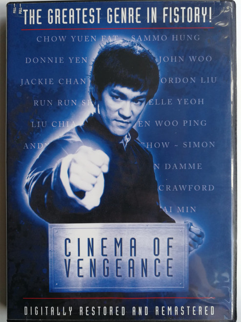 Cinema of Vengeance DVD 2000 The Greatest Genre in Fistory! / Directed by Toby Russell / Starring: Bruce Lee, Jackie Chan, John Woo (649107409929)