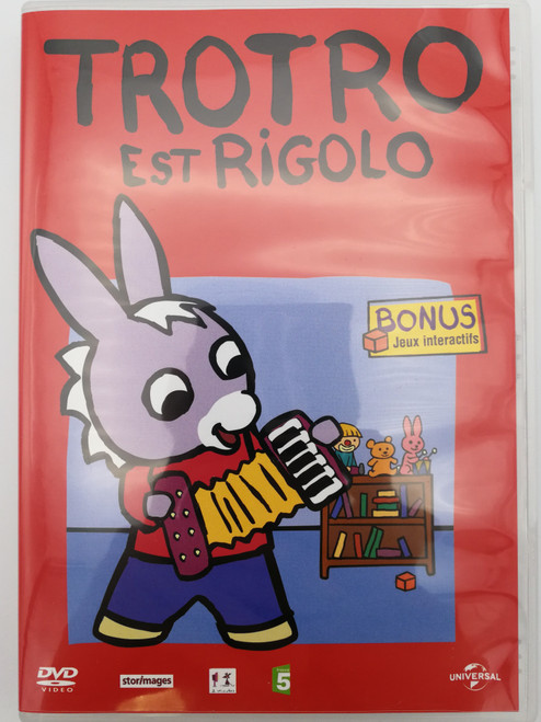 Trotro est Rigolo DVD 2004 / Bonus: Interacive Games - Jeux Interactifs / Directed by Eric Cazes, Stephane Lezoray / French animated tv show / Season 1 - 13 episodes (5050582333138)