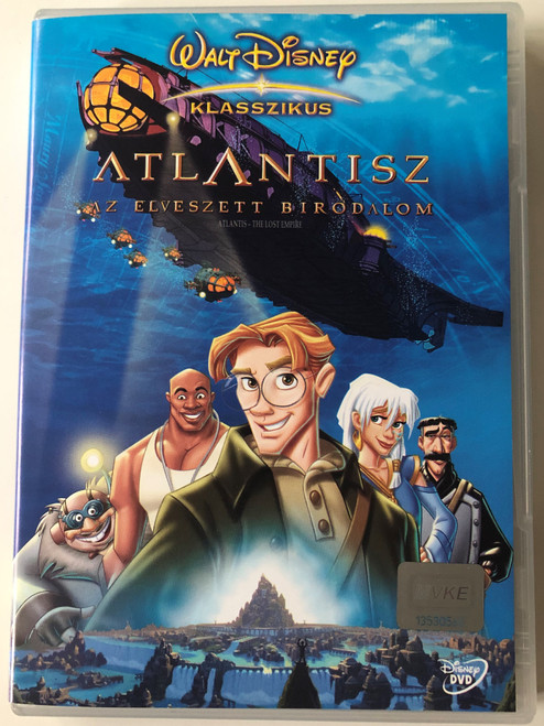 Atlantis - The Lost Empire DVD 2001 Atlantisz az elveszett birodalom / Directed by Gary Trousdale, Kirk Wise / Starring: Michael J. Fox, James Garner, Cree Summer, Don Novello, Phil Morris / Walt Disney Classic (5996255708448)