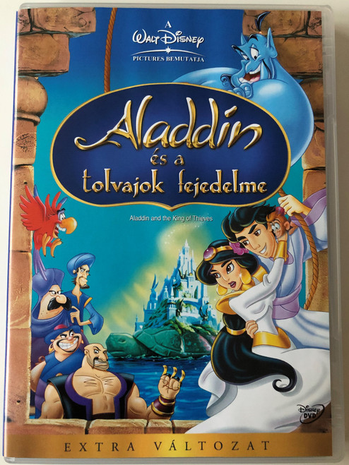 Aladdin and the King of Thieves DVD 1996 Aladdin és a tolvajok fejedelme / Directed by Tad Stones / Starring: Scott Weinger, Robin Williams, John Rhys-Davies, Gilbert Gottfried (5996255714302)