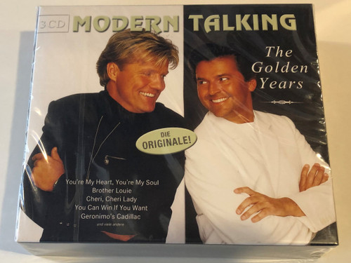 Modern Talking ‎– The Golden Years / You're My Heart, You're My Soul, Brother Louie, Cheri, Cheri Lady, You Can Win If You Want, Geronimo's Cadillac und viele andere / BMG 3x ‎Audio CD Box Set 2002 / 74321 94146 2