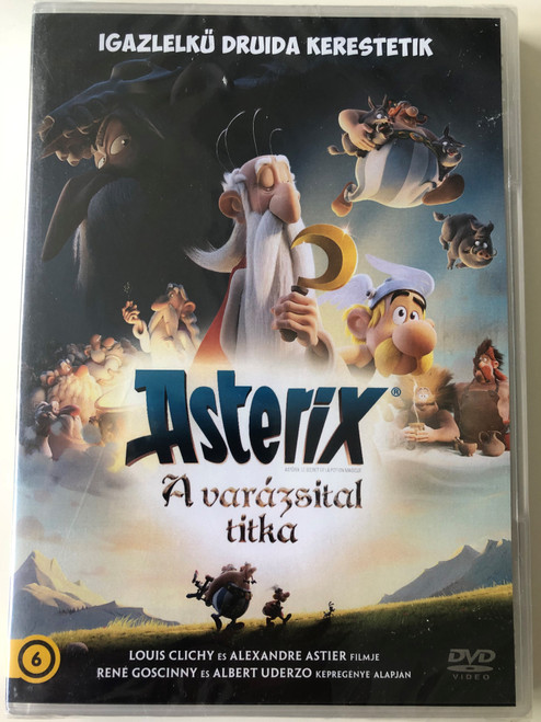 Astérix le Secret de la potion magique DVD 2018 Asterix - A varázsital titka / Directed by Louis Clichy, Alexandre Astier / Starring: Christian Clavier, Florence Foresti, Elie Semoun, François Morel (8590548617362)