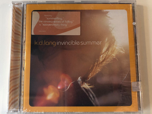 k.d. lang ‎– Invincible Summer / Featuring ''Summerfling, the consequences of falling & extraordinary thing'' / Warner Bros. Records ‎Audio CD 2000 / 9362-47605-2