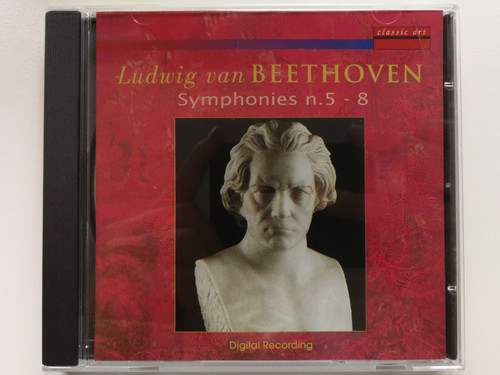 Ludwig van Beethoven Symphonies n. 5-8 / Camerata Cassovia - Conducted by Walter Attanasi / Recorder at the House of Arts Kosice Octorber 1996 / Classic Art Audio CD 1997 (5030240103129)