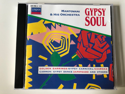 Mantovani And His Orchestra ‎– Gypsy Soul / Golden Earrings, Gypsy Carnival, Czardas, Carmen: Gypsy Dance, Zapateado and others / London Records ‎Audio CD Stereo / 820 356-2