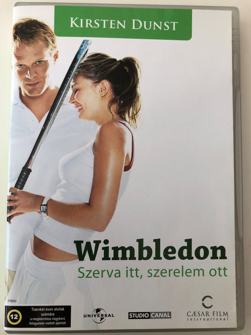 Wimbledon DVD 2004 Wimbledon-Szerva itt, szerelem ott / Directed by Richard Loncraine / Starring: Kirsten Dunst, Adam Brooks, Jennifer Flackett (5999554700632)