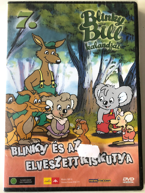 Blinky Bill DVD 1993 Blinky Bill Kalandjai - Blinky és az elveszett kiskutya / Directed by Yoram Gross / Starring: Robyn Moore, Keith Scott, Drew Forsythe, Nick Jasprizza (5998557150765)