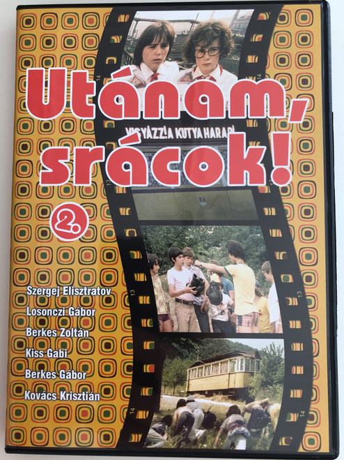 Utánam, srácok 2. DVD 1975 / Directed by Fejér Tamás / Starring: Losonczi Gábor, Berkes Zoltán, Kiss Gabi, Szergej Elisztratov / Hungarian mini series vol 2 (5999546334081)