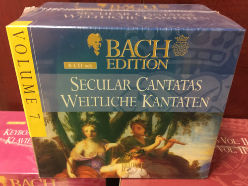 Bach Edition – Volume 7 / Secular Cantatas - Weltliche Kantaten / Brilliant Classics ‎8x Audio CD, Box Set / 99366