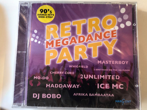 Retro Megadance Party / Masterboy, Whighfield, 2 Brothers On The 4th Floor, Cherry Coke, 2Unlimited, Mo-Do, Haddaway, Dj Bobo, Afrika Bambaataa / Hargent Media ‎Audio CD 2007 / HGCH 708-2