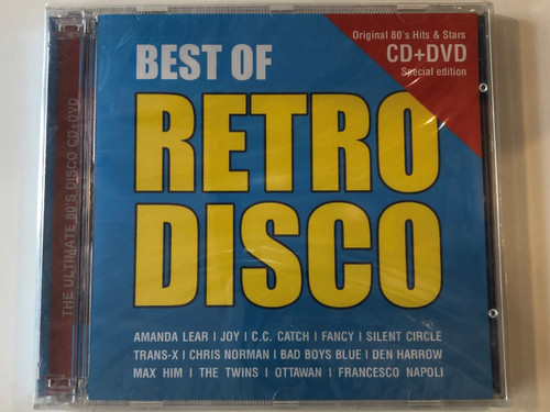 Best Of Retro Disco / Amanda Lear, Joy, C.C.Catch, Fancy, Silent Circle, Trans-X, Chris Norman, Bas Boys Blue, Den Harrow, Max Him, The Twins, Ottawan, Francesco Napoli / Hargent Media ‎Audio CD + DVD CD / HG810