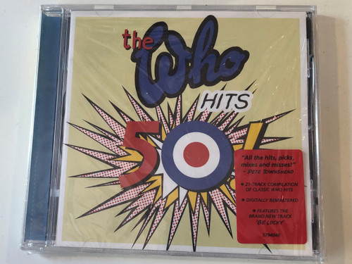 The Who ‎– Hits 50! / 21-track compilation of classic who hits / Digitally Remastered / Features the brand new track ''Be Lucky'' / Polydor ‎Audio CD 2014 / 3794046