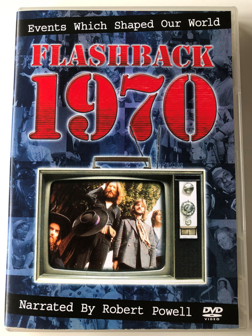 Flashback 1970 Events Which Shaped our world DVD / Narrated by Robert Powell / Why was Apollo 13 unlucky? Which 'Beatle' had his hair cut? / DVD 901752 (8711539017521)