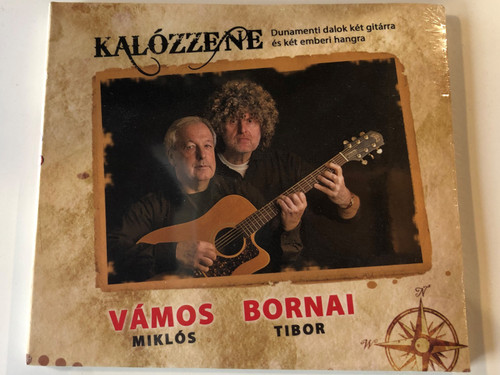 Kalózzene - Vámos Miklós, Bornai Tibor / Dunamenti dalok ket gitarra es ket emberi hangra / Alexandra Records Audio CD 2013 / PDKCD0108