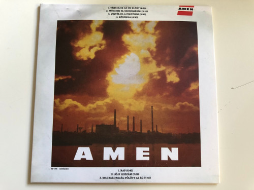 Ámen I. - Pajor Tamás / BP 096 Audio CD 2017 / Ámen 1989 Album / Fussunk el Szodomából, Kőszikla, Jöjj hozzám / Hungarian Christian Rock Band (AMEN1-1989CD)