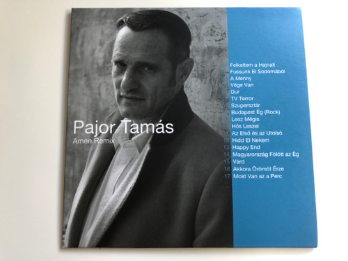 Pajor Tamás - Amen Remix / Vége van, Lesz Mégis, Az első és az Utolsó, Várd / Ámen 2011 / Audio CD 2017 (ÁmenRemixCD)