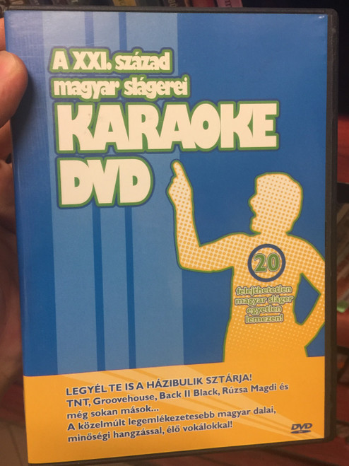 A XXI. század magyar slágerei - Karaoke DVD / Tnt, Groovehouse, Rúzsa Magdi / 20 felejthetetlen magyar sláger, egyetlen lemezen! / BHB Music DVD0003 (5999552650069)