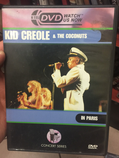 Kid Creole & the coconuts in Paris DVD Recorded at Le Zenith, Paris, September 10th 1985 / The Creole Band / Table Manners, No Fish Today, Stool Pigeon, Say Hey, Mona (057299705192)