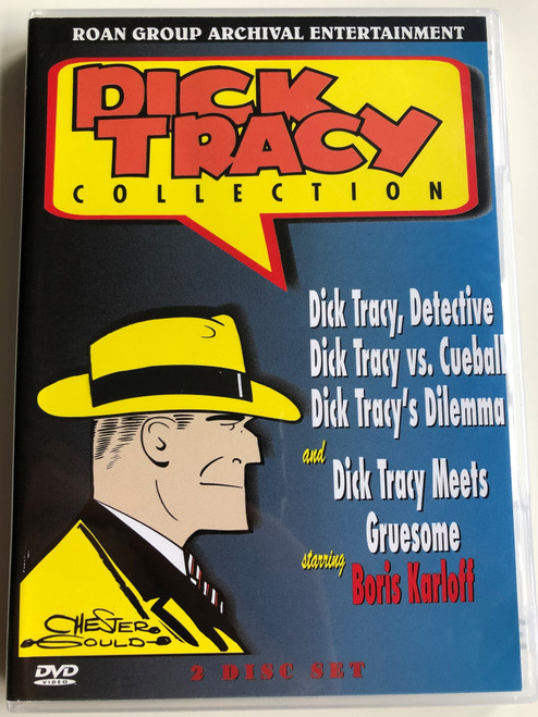  Dick Tracy Collection DVD 2 Disc Set / Dick Tracy vs Cueball, Dilemma - Dick Tracy Meets Gruesome / Starring: Boris Karloff / Roan AED-2012 (785604201229)