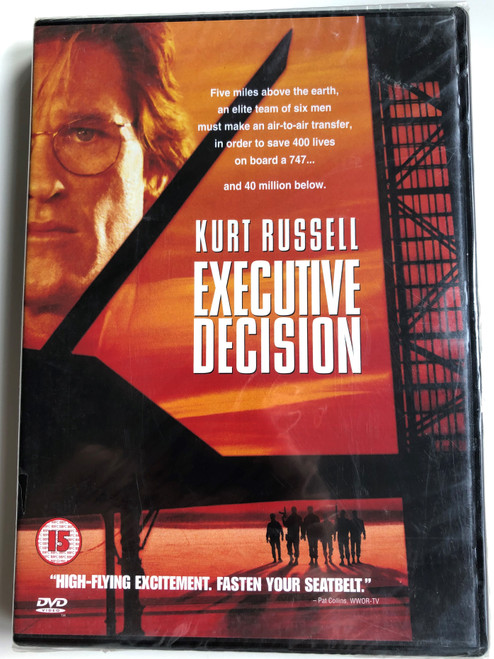 Executive Decision DVD 1996 / Directed by Stuart Baird / Starring: Kurt Russel, Halle Berry John Leguizamo, David Suchet, Steven Seagal (7321900142113)