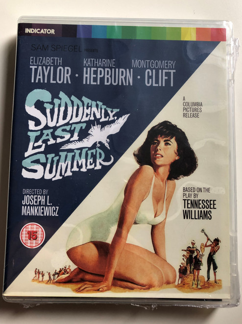 Suddenly, last summer BluRay Disc 1959 / Directed by Joseph L. Mankiewicz / Starring: Elizabeth Taylor, Katharine Hepburn, Montgomery Clift (5037899071441)