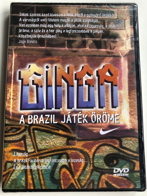 Ginga: The Soul of Brasilian Football DVD 2005 Ginga - A brazil játék öröme / Directed by Tocha Alves / Hosts: Wallace da Silva Guilherme, Wesclay Conceução de Oliveira, Hank Levine (GingaDVD)