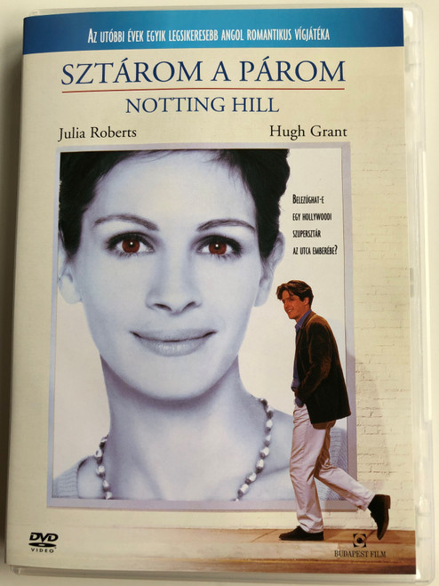 Notting Hill DVD 1999 Sztárom a Párom / Directed by Roger Michell / Starring: Julia Roberts, Hugh Grant (5999544253308)