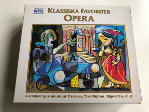 Klassiska Favoriter - Opera / 4 timmar ljuv musik ur Carmen, Trollflojten, Rigoletto, m fl / Naxos ‎3x Audio CD / 8.503021