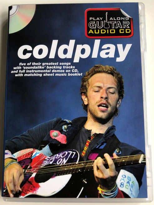 Coldplay - Playalong guitar Audio CD / Five of their greatest songs, with soundalike backing tracks / In my place, Violet hill, Yellow / Wise Publications AM1000758 (9781849385770)