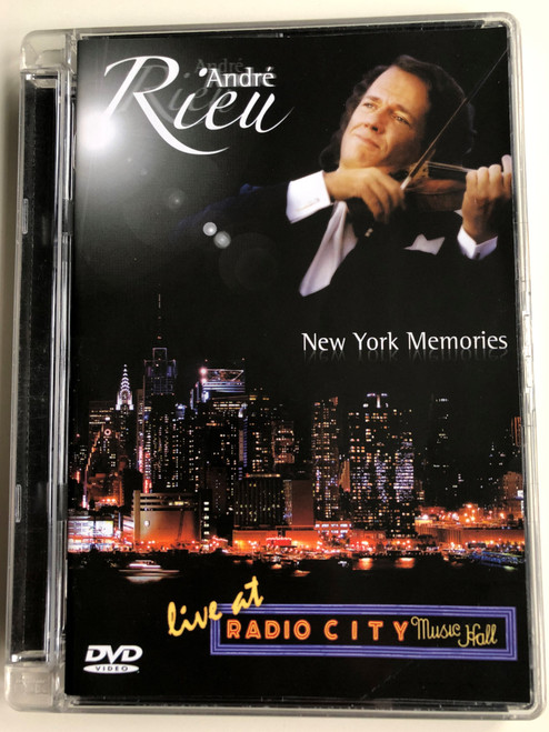 André Rieu - New York Memories DVD 2006 Live at Radio City Music Hall / 76 Trombones, My Way, Amen, Oh Happy Day, Le Marche de Radetzky, America the Beautiful / EDV17 (602498452516)