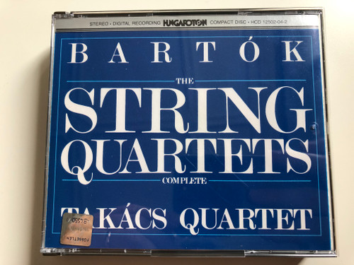 Bartók - The String Quartets (Complete) / Takács Quartet ‎/ Hungaroton ‎3x Audio CD 1995 Stereo / HCD 12502-04-2