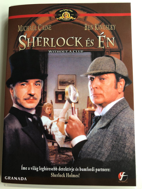 Without a clue DVD 1988 Sherlock és én / Directed by Thom Eberhardt / Starring: Michael Caine, Ben Kingsley, Lysette Anthony, Jeffrey Jones (5999546333213)