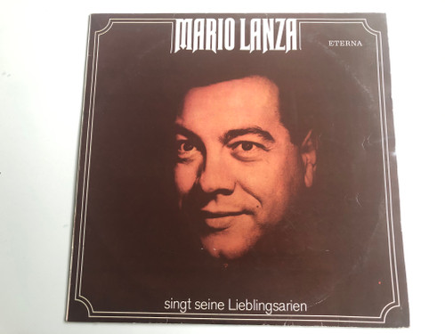 Mario Lanza ‎– Singt Seine Lieblingsarien / ETERNA ‎LP Stereo / 8 26 712