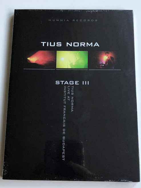 Tius Norma - Stage III DVD Live at Institut Francais de Budapest / Hunnia Records 2011 / Solitude, Steep, Winter Sun, Drive me, Healing Slowly (5999883042670)