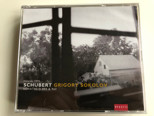 Schubert - Grigory Sokolov ‎– Sonatas D 894 & 960 / Halsinki 1992 / Opus 111 ‎2x Audio CD 2004 / OP 30387