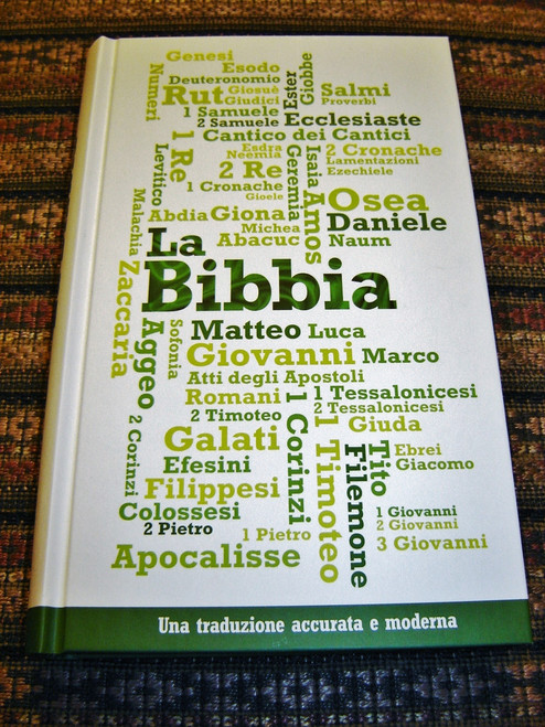 Italian Bible / Hardcover Modern Italian Bible / La Bibbia Nuova Riveduta