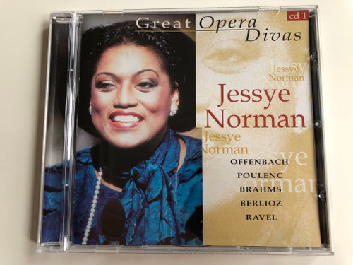 Great Opera Divas CD 1 / Jessye Norman / Offenbach, Poulenc, Brahms, Berlioz, Ravel / Disky Classics ‎Audio CD 1999 / BX 706242