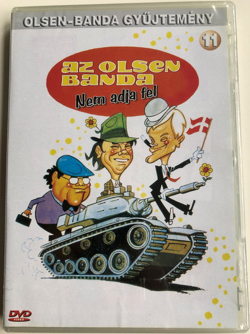 Olsen banden Overgiver sig DVD 1979 Az Olsen banda - Nem adja fel / Directed by Erik Balling / Starring: Ove Sprogøe, Morten Grunwald, Poul Bundgaard / Olsen banda gyűjtemény 11 (5996473001222)