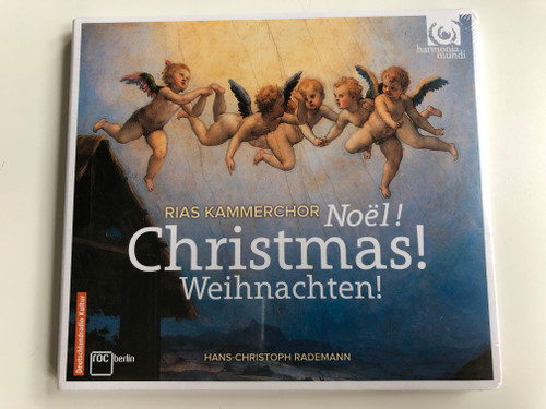 RIAS Kammerchor - Noël! Christmas! Weihnachten! / Hans-Christoph Rademann ‎/ Harmonia Mundi ‎Audio CD 2013 / HMC 902170