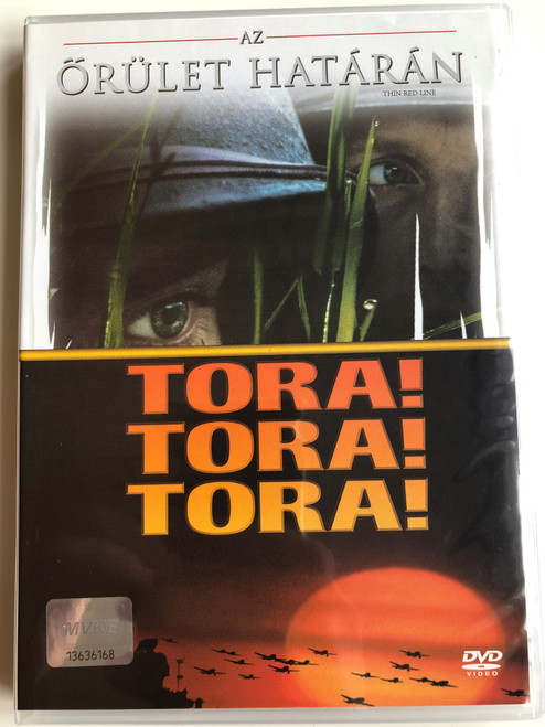 The Thin Red Line (1998) - Tora! Tora! Tora! (1970) DVD Az őrület határán - A Pearl habor-i csata / Directed by Terrence Malick, Richard Fleischer / Starring: Sean Penn, Adrien Brody, Jim Caviezel, Ben Chaplin, Soh Yamamura, Tatsuya Mihashi, Eijiro Tono (5996255717013)